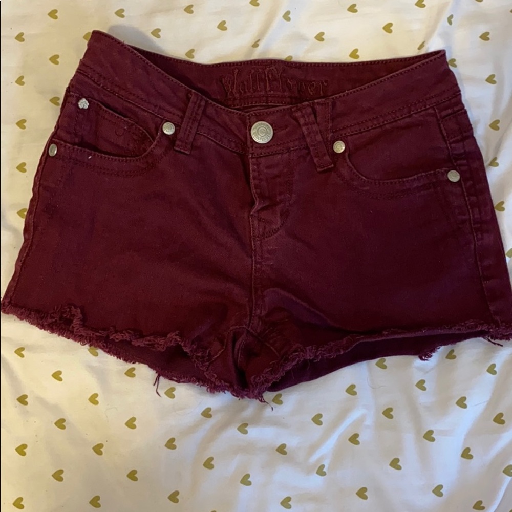Maroon shorts